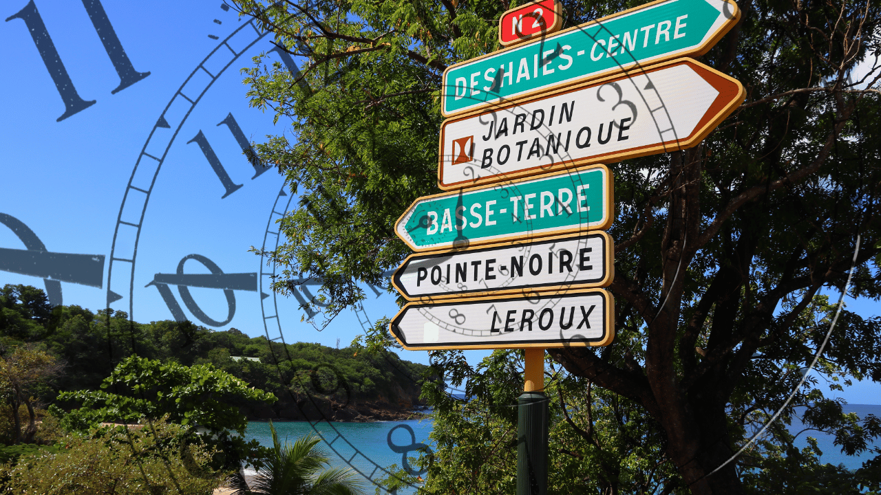 Quelle heure est-il en Guadeloupe